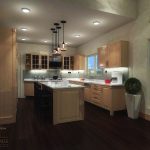 The Rearview kitchen rendering
